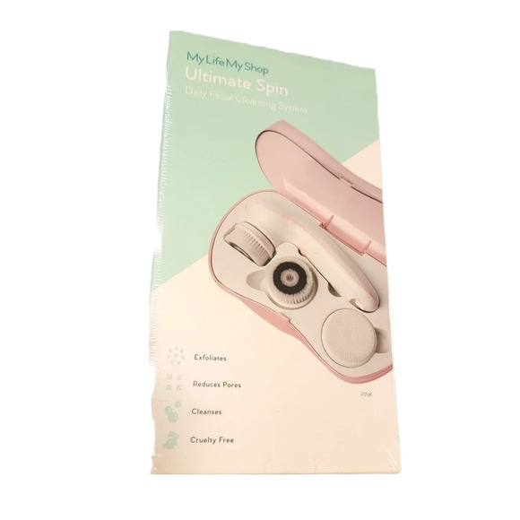 My Life My Shop Ultimate Spin Daily Facial Cleansing System New Pink - Picture 1 of 12
